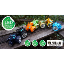 Mehrfarbiger, 1W / 2W LED Scheinwerfer, 1PC nachladbare Lithium-Batterie, leistungsfähige Lichtstrahlen der Beleuchtung-schwimmenden Licht, Fischen-Licht